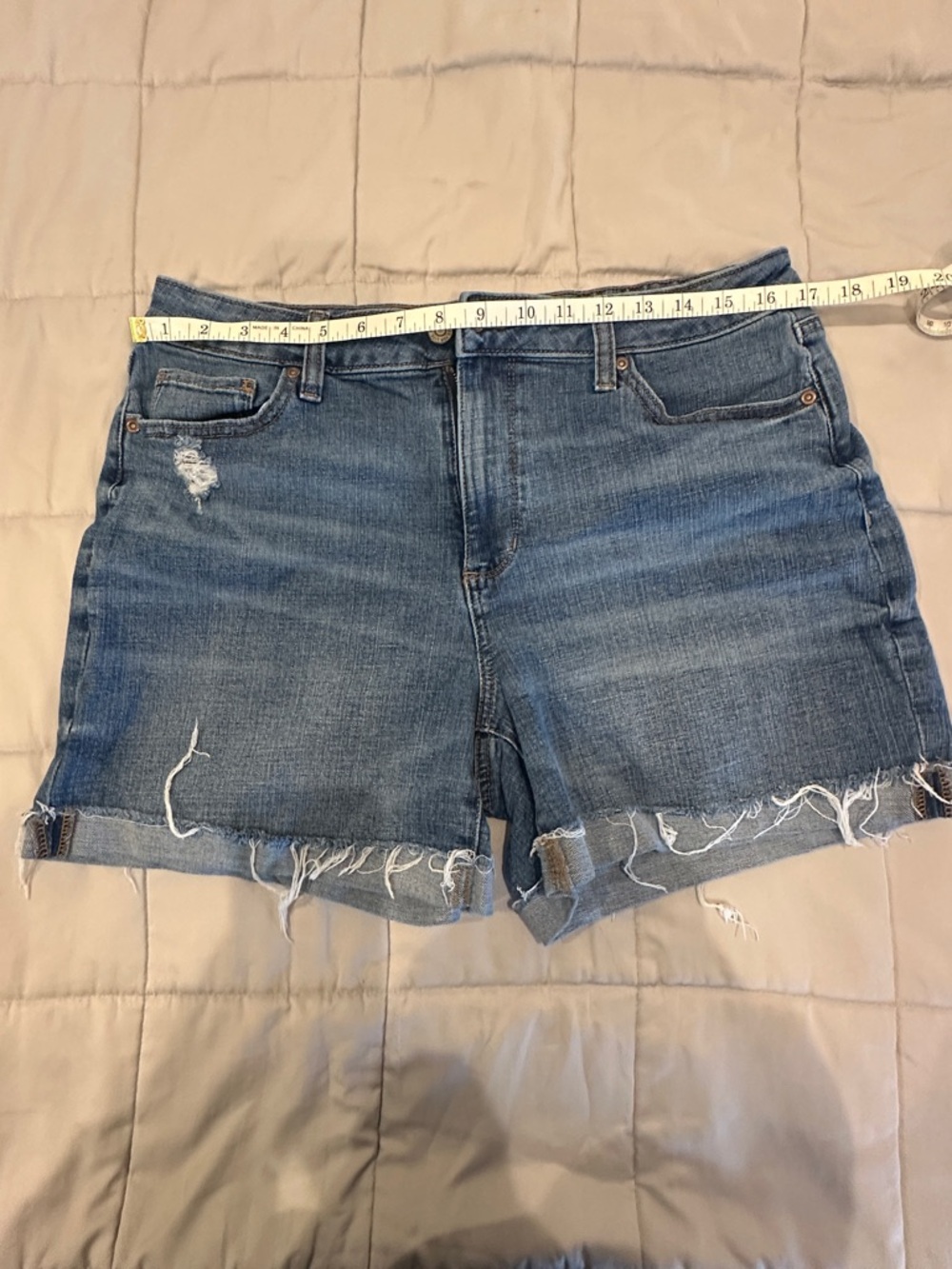 Sonoma Distressed Denim Cutoff Shorts - Blue